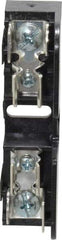 Ferraz Shawmut - Adder Pole, 10 to 14 AWG, 600 VAC/VDC, 30 Amp, DIN Rail Mount, Screw Mount Fuse Block - 13/32 Inch Diameter x 1-1/2 Inch Fuse Length, 3.04 Inch Long x 3/4 Inch Wide x 1.31 Inch High Block - Strong Tooling