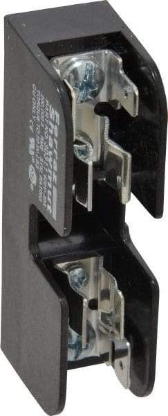 Ferraz Shawmut - 1 Pole, 10 to 14 AWG, 600 VAC/VDC, 30 Amp, DIN Rail Mount, Screw Mount Fuse Block - 13/32 Inch Diameter x 1-1/2 Inch Fuse Length, 3.04 Inch Long x 0.85 Inch Wide x 1.31 Inch High Block - Strong Tooling