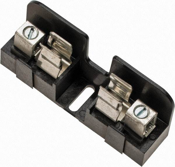 Ferraz Shawmut - 14 to 6 AWG, 600 VAC/VDC, 30 Amp, DIN Rail Mount, Screw Mount Fuse Block - 13/32 Inch Diameter x 1-1/2 Inch Fuse Length, 3.04 Inch Long x 3/4 Inch Wide x 1.31 Inch High Block - Strong Tooling