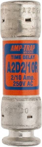 Ferraz Shawmut - 250 VAC/VDC, 0.2 Amp, Time Delay General Purpose Fuse - Clip Mount, 51mm OAL, 100 at DC, 200 at AC kA Rating, 9/16" Diam - Strong Tooling