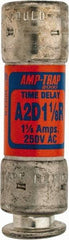 Ferraz Shawmut - 250 VAC/VDC, 1.13 Amp, Time Delay General Purpose Fuse - Clip Mount, 51mm OAL, 100 at DC, 200 at AC kA Rating, 9/16" Diam - Strong Tooling