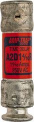 Ferraz Shawmut - 250 VAC/VDC, 1.4 Amp, Time Delay General Purpose Fuse - Clip Mount, 51mm OAL, 100 at DC, 200 at AC kA Rating, 9/16" Diam - Strong Tooling