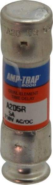 Ferraz Shawmut - 250 VAC/VDC, 5 Amp, Time Delay General Purpose Fuse - Clip Mount, 51mm OAL, 100 at DC, 200 at AC kA Rating, 9/16" Diam - Strong Tooling