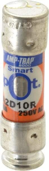 Ferraz Shawmut - 250 VAC/VDC, 10 Amp, Time Delay General Purpose Fuse - Clip Mount, 51mm OAL, 100 at DC, 200 at AC kA Rating, 9/16" Diam - Strong Tooling