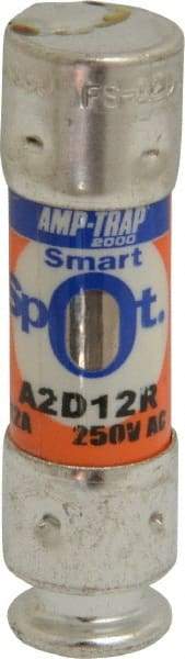 Ferraz Shawmut - 250 VAC/VDC, 12 Amp, Time Delay General Purpose Fuse - Clip Mount, 51mm OAL, 100 at DC, 200 at AC kA Rating, 9/16" Diam - Strong Tooling