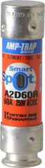 Ferraz Shawmut - 250 VAC/VDC, 60 Amp, Time Delay General Purpose Fuse - Clip Mount, 76mm OAL, 100 at DC, 200 at AC kA Rating, 13/16" Diam - Strong Tooling