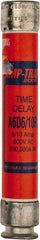 Ferraz Shawmut - 600 VAC/VDC, 0.6 Amp, Time Delay General Purpose Fuse - Clip Mount, 127mm OAL, 100 at DC, 200 at AC kA Rating, 13/16" Diam - Strong Tooling