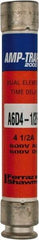 Ferraz Shawmut - 600 VAC/VDC, 4.5 Amp, Time Delay General Purpose Fuse - Clip Mount, 127mm OAL, 100 at DC, 200 at AC kA Rating, 13/16" Diam - Strong Tooling