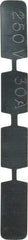 Ferraz Shawmut - 250 VAC, 30 Amp, Fast-Acting Renewable Fuse - Fuse Holder Mount, 51mm OAL, 10 at AC kA Rating, 9/16" Diam - Strong Tooling