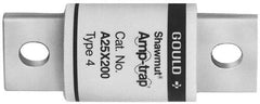 Ferraz Shawmut - 250 VAC, 15 Amp, Fast-Acting Semiconductor/High Speed Fuse - Bolt-on Mount, 2" OAL, 9/16" Diam - Strong Tooling