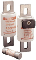 Ferraz Shawmut - 450 VDC, 500 VAC, 600 Amp, Fast-Acting Semiconductor/High Speed Fuse - Bolt-on Mount, 4-15/32" OAL, 100 at AC, 79 at DC kA Rating, 2" Diam - Strong Tooling