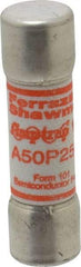 Ferraz Shawmut - 450 VDC, 500 VAC, 25 Amp, Fast-Acting Semiconductor/High Speed Fuse - Clip Mount, 50.8mm OAL, 100 at AC, 79 at DC kA Rating, 9/16" Diam - Strong Tooling