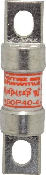 Ferraz Shawmut - 450 VDC, 500 VAC, 40 Amp, Fast-Acting Semiconductor/High Speed Fuse - Bolt-on Mount, 3-3/16" OAL, 100 at AC, 79 at DC kA Rating, 13/16" Diam - Strong Tooling