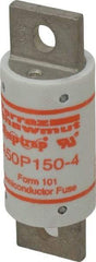 Ferraz Shawmut - 450 VDC, 500 VAC, 150 Amp, Fast-Acting Semiconductor/High Speed Fuse - Bolt-on Mount, 3-5/8" OAL, 100 at AC, 79 at DC kA Rating, 31mm Diam - Strong Tooling