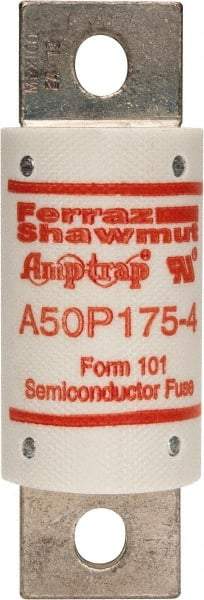 Ferraz Shawmut - 450 VDC, 500 VAC, 175 Amp, Fast-Acting Semiconductor/High Speed Fuse - Bolt-on Mount, 3-5/8" OAL, 100 at AC, 79 at DC kA Rating, 31mm Diam - Strong Tooling