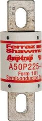 Ferraz Shawmut - 450 VDC, 500 VAC, 225 Amp, Fast-Acting Semiconductor/High Speed Fuse - Bolt-on Mount, 4-11/32" OAL, 100 at AC, 79 at DC kA Rating, 1-1/2" Diam - Strong Tooling