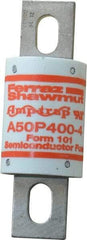 Ferraz Shawmut - 450 VDC, 500 VAC, 400 Amp, Fast-Acting Semiconductor/High Speed Fuse - Bolt-on Mount, 4-11/32" OAL, 100 at AC, 79 at DC kA Rating, 1-1/2" Diam - Strong Tooling