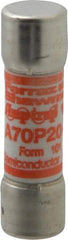 Ferraz Shawmut - 650 VDC, 700 VAC, 20 Amp, Fast-Acting Semiconductor/High Speed Fuse - Clip Mount, 50.8mm OAL, 100 at AC/DC kA Rating, 9/16" Diam - Strong Tooling