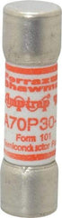 Ferraz Shawmut - 650 VDC, 700 VAC, 30 Amp, Fast-Acting Semiconductor/High Speed Fuse - Clip Mount, 50.8mm OAL, 100 at AC/DC kA Rating, 9/16" Diam - Strong Tooling