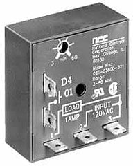 NCC - 5 Pin, Time Delay Relay - 1 at Resistive or Inductive Load Contact Amp, 120 VAC, On Board Trimpot - Strong Tooling