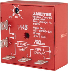 NCC - 5 Pin, Time Delay Relay - 1 at Resistive or Inductive Load Contact Amp, 120 VAC, On Board Trimpot - Strong Tooling