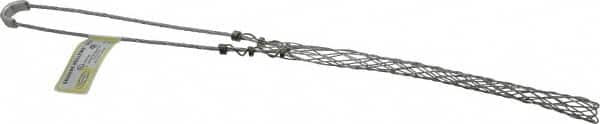 Hubbell Wiring Device-Kellems - 0.85 to 1 Inch Cable Diameter, Galvanized Steel, Single Loop Support Grip - 16 Inch Long, 1,400 Lb. Breaking Strength, 8 Inch Mesh Length - Strong Tooling