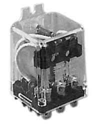 ACI - 11 Pins, Square Electromechanical Blade General Purpose Relay - 10 Amp at 240 VAC, 3PDT, 12 VDC - Strong Tooling