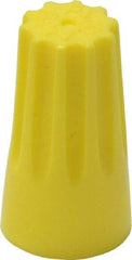 3M - 3, 20 to 2, 12 AWG, 600 Volt, Fire Resistant, Standard Twist on Wire Connector - Yellow, 221°F - Strong Tooling