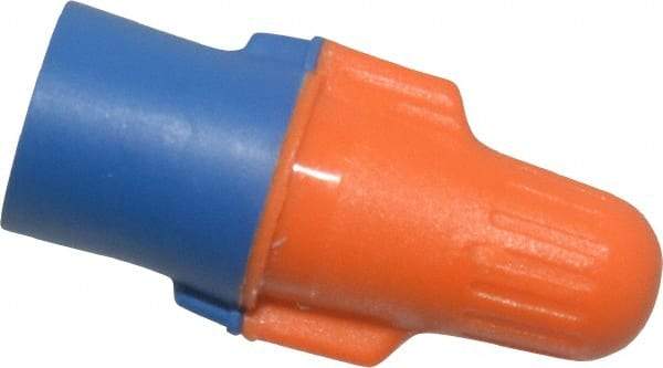 3M - 2, 22 to 3, 12 AWG, 600 Volt, Flame Retardant, Wing Twist on Wire Connector - Blue & Orange, 221°F - Strong Tooling