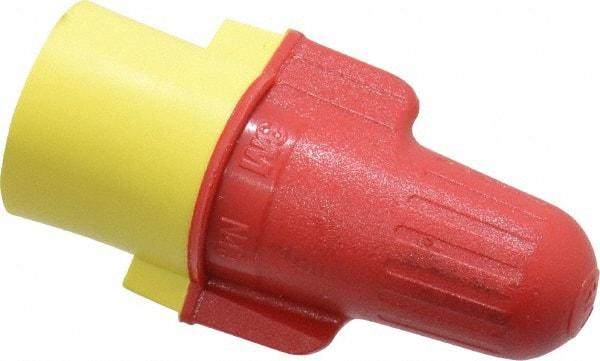 3M - 2, 18 to 2, 8 AWG, 600 Volt, Flame Retardant, Wing Twist on Wire Connector - Red & Yellow, 221°F - Strong Tooling