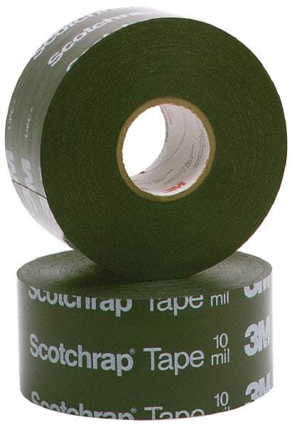 3M - 1" x 100', Black Vinyl Electrical Tape - Series 51, 20 mil Thick, 575 V/mil Dielectric Strength, 40 Lb./Inch Tensile Strength - Strong Tooling