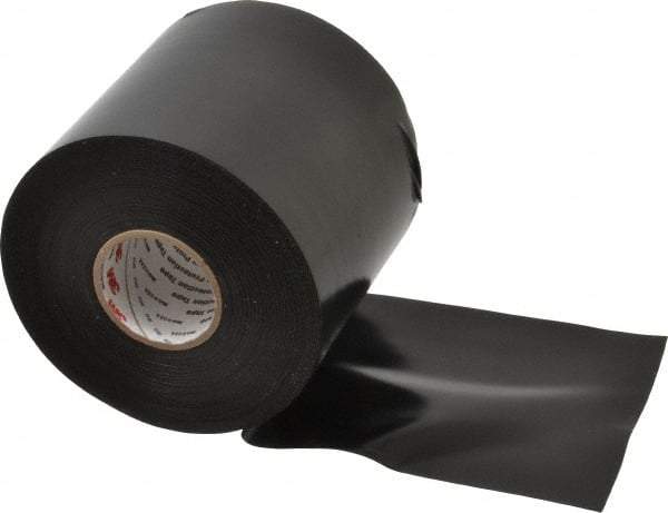 3M - 4" x 100', Black Vinyl Electrical Tape - Series 50, 10 mil Thick, 20 Lb./Inch Tensile Strength - Strong Tooling