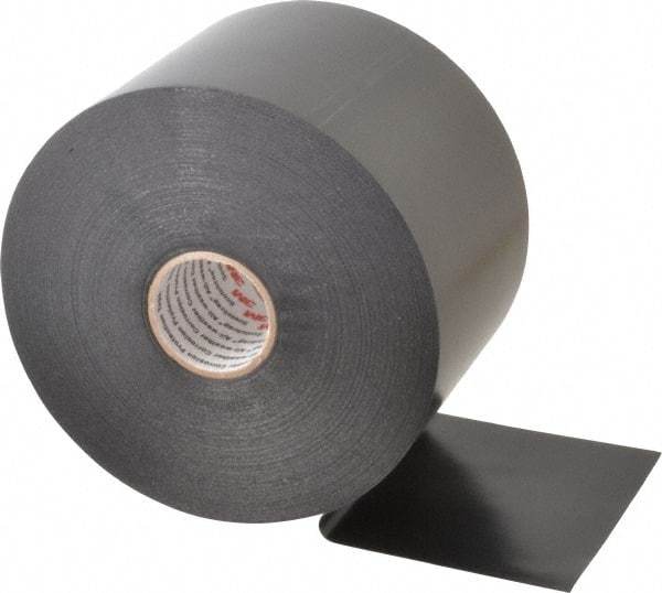 3M - 4" x 100', Black Vinyl Electrical Tape - Series 51, 20 mil Thick, 575 V/mil Dielectric Strength, 40 Lb./Inch Tensile Strength - Strong Tooling