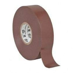 3M - 3/4" x 66', Brown Vinyl Electrical Tape - Series 35, 7 mil Thick, 1,250 V/mil Dielectric Strength, 17 Lb./Inch Tensile Strength - Strong Tooling