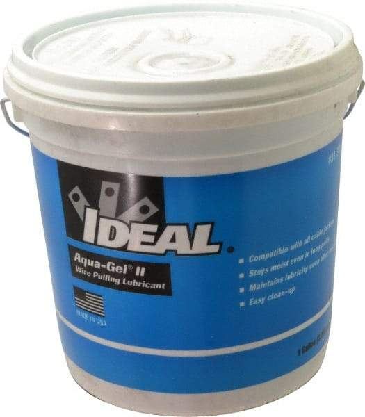 Ideal - 1 Gallon Pail, Blue Wire Pulling Lubricant Gel - 28 to 180°F, RoHS Compliant, UL Listed - Strong Tooling