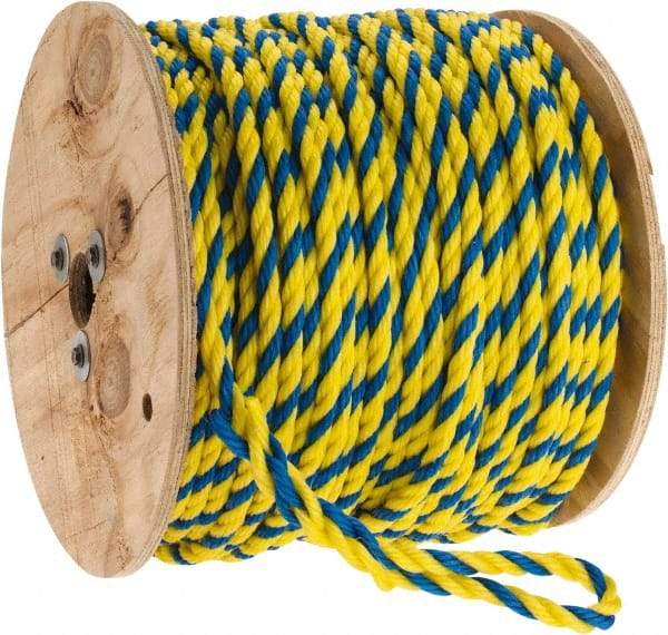 Ideal - 600 Ft. Long, 466 Lb. Load, Polypropylene Rope - 1/2 Inch Diameter, 3,780 Lb. Breaking Strength - Strong Tooling