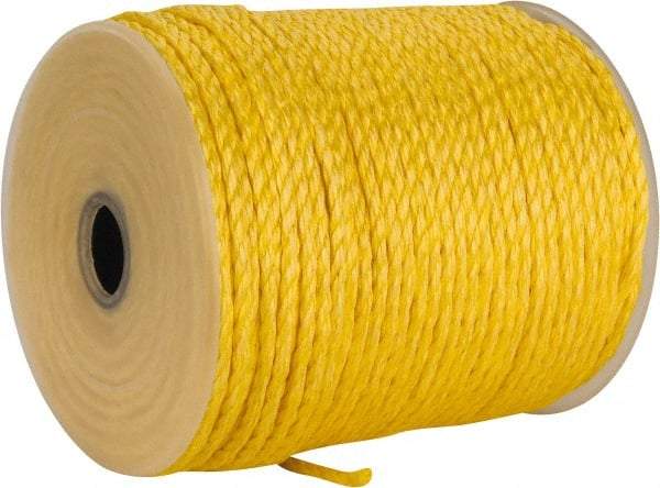 Ideal - 600 Ft. Long, 125 Lb. Load, Polypropylene Rope - 1/4 Inch Diameter, 1,125 Lb. Breaking Strength - Strong Tooling