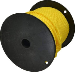 Ideal - 250 Ft. Long, 300 Lb. Load, Polypropylene Rope - 3/8 Inch Diameter, 2,430 Lb. Breaking Strength - Strong Tooling