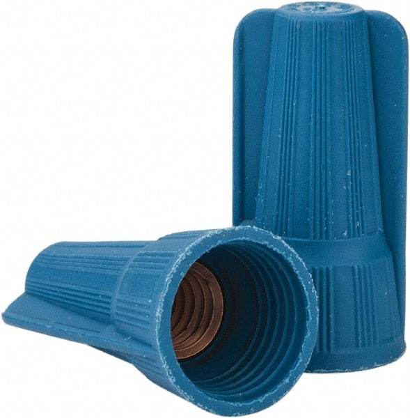 Thomas & Betts - 3, 12 to 1, 6 + 2, 8 AWG, Corrosion Resistant, Wing Twist on Wire Connector - Blue - Strong Tooling