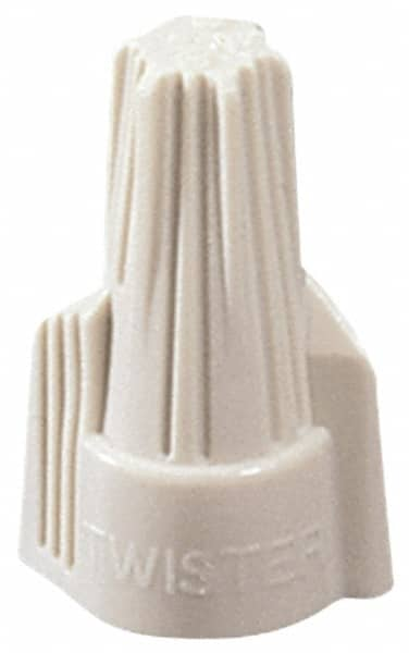 Ideal - 3, 14 to 2, 8 + 2, 12 AWG, 600 Volt, Flame Retardant, Wing Twist on Wire Connector - Gray, 221°F - Strong Tooling