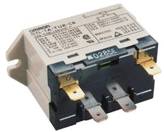 Omron - 1.7 to 2.5 VA Power Rating, Standard Electromechanical Quick Connect General Purpose Relay - 25 Amp at 220 VAC, DPST, 240 VAC, 68.5mm Wide x 47mm High x 33.5mm Deep - Strong Tooling