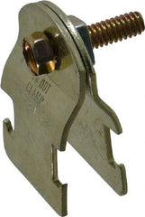 Thomas & Betts - 5/8" Pipe, 16 Gauge" Pipe or Tube Clamp - Gold Galvanized, 650 Lb Capacity - Strong Tooling