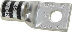 Thomas & Betts - 2/0 AWG Noninsulated Compression Connection Square Ring Terminal - 5/16" Stud, 1.88" OAL x 0.83" Wide, Tin Plated Copper Contact - Strong Tooling