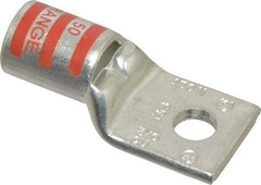 Thomas & Betts - 3/0 AWG Noninsulated Compression Connection Square Ring Terminal - 5/16" Stud, 1.98" OAL x 0.92" Wide, Tin Plated Copper Contact - Strong Tooling