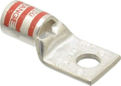 Thomas & Betts - 3/0 AWG Noninsulated Compression Connection Rectangle Ring Terminal - 3/8" Stud, 2.03" OAL x 0.92" Wide, Tin Plated Copper Contact - Strong Tooling