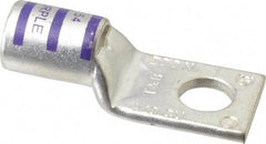 Thomas & Betts - 4/0 AWG Noninsulated Compression Connection Square Ring Terminal - 1/2" Stud, 2-1/2" OAL x 1.03" Wide, Tin Plated Copper Contact - Strong Tooling