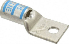 Thomas & Betts - 400 kcmil Wire Noninsulated Compression Connection Square Ring Terminal - 1/2" Stud, 3.2" OAL x 1.41" Wide, Tin Plated Copper Contact - Strong Tooling