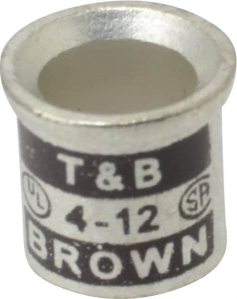 Thomas & Betts - (3) 8 to (1) 4 with (2) 10 AWG Bullet Connector - Brown Insulation - Strong Tooling