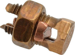 Thomas & Betts - 12 to 10 AWG, Copper Wire Compatible, Copper Alloy, Hex Split Bolt Connector - 25/32" OAL, 3/8" Head Width, 1/2" Base Width - Strong Tooling