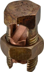 Thomas & Betts - 14 to 2/0 AWG, Copper Wire Compatible, Copper Alloy, Hex Split Bolt Connector - 1-13/16" OAL, 7/8" Head Width, 1-1/16" Base Width - Strong Tooling